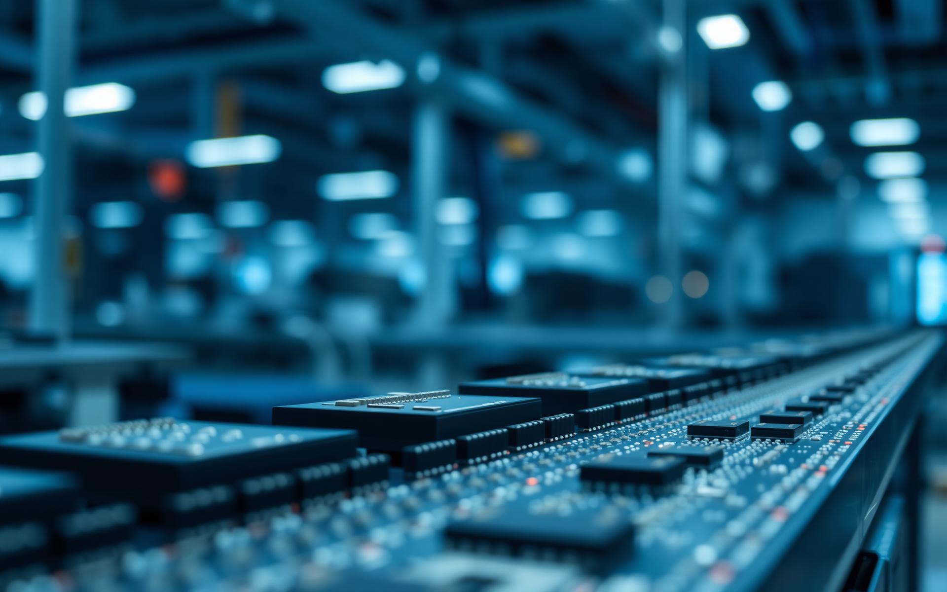 Línea SMT de manufactura electrónica