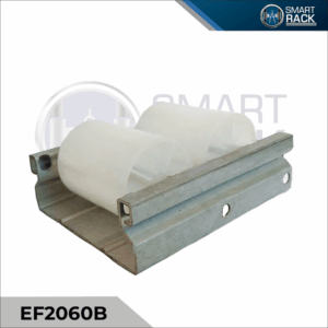 Riel De Acero Con rodillo blanco 60mm / EF-2060B