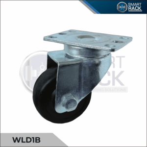 WLD1B - Rueda giratoria ESD Universal 3'' base plana