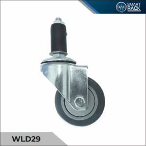 WLD29 - Rueda giratoria ESD universal 3'' bushing de hule